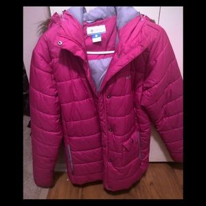 Pink Columbia winter jacket size large